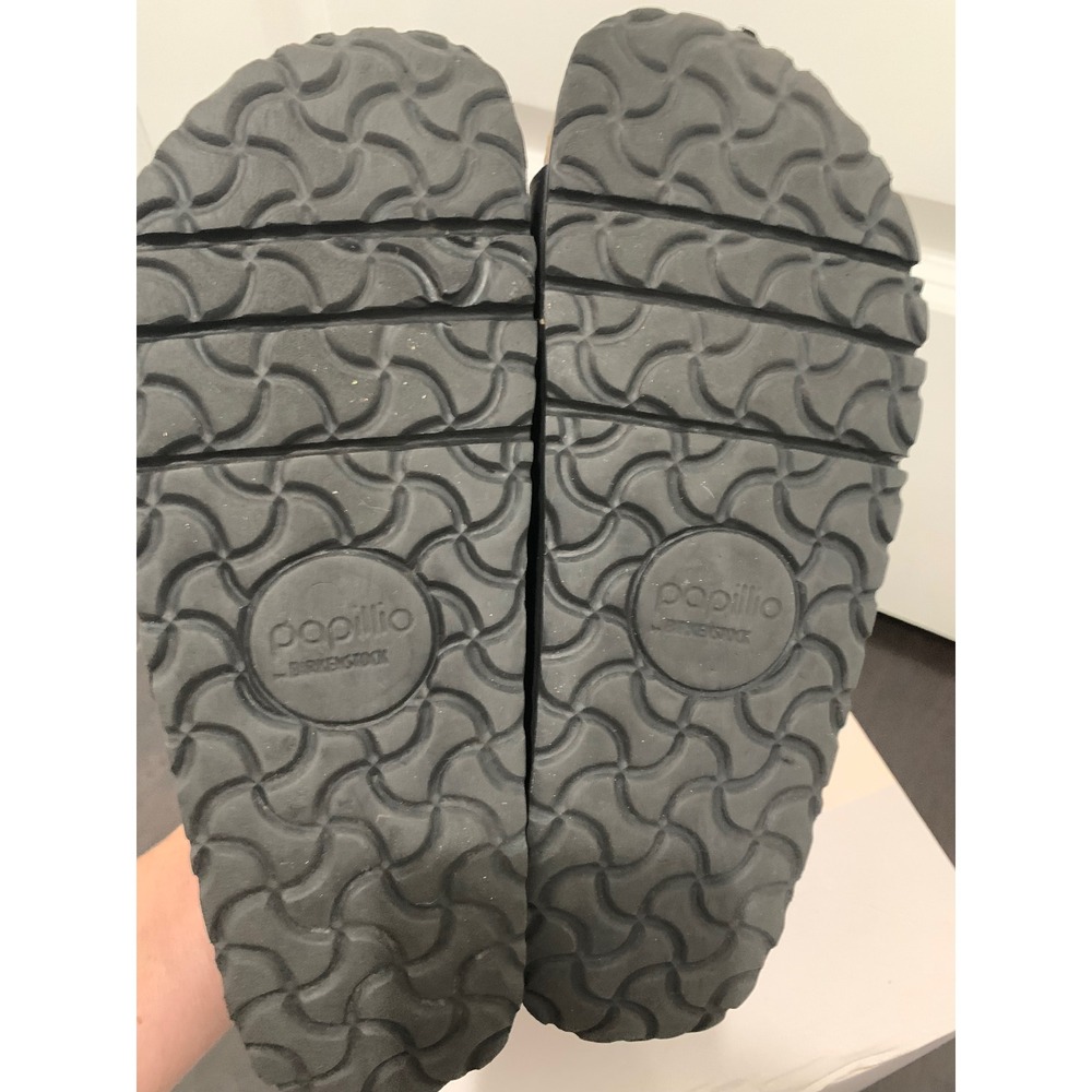 NWT Papillio by Birkenstock Arizona Platform Vegan Sandals Black 37 L6 M4 - Picture 8 of 8